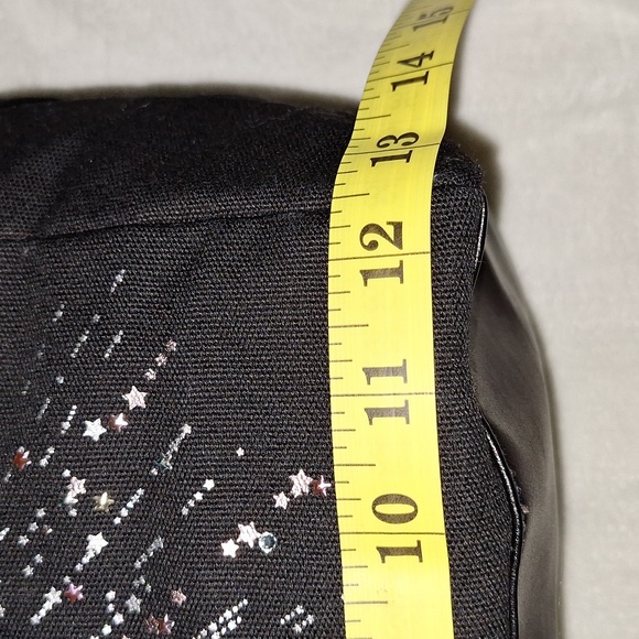 🌟 Victoria’s Secret Black Canvas Sparkle Tote Bag - Picture 11 of 16